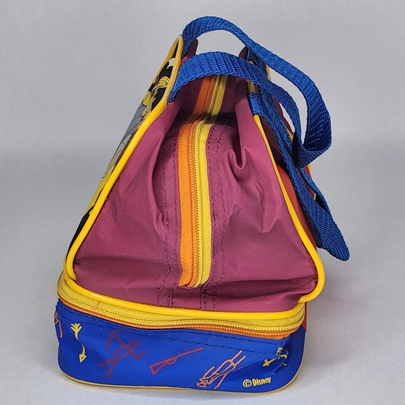 Vintage Disney Pocahontas John Smith Lunch Bag 90s Collectible - Picture 5 of 9